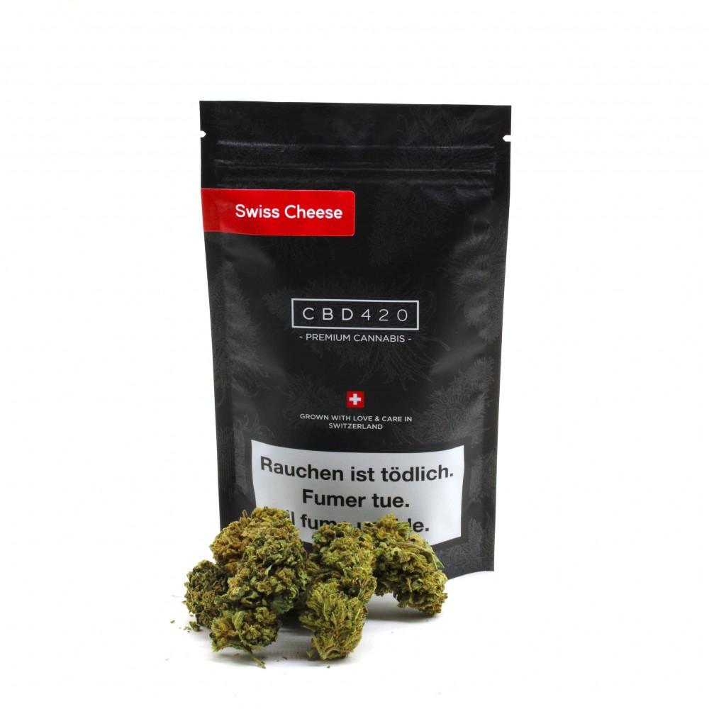 Swiss Cheese Cannabis flowers CBD420