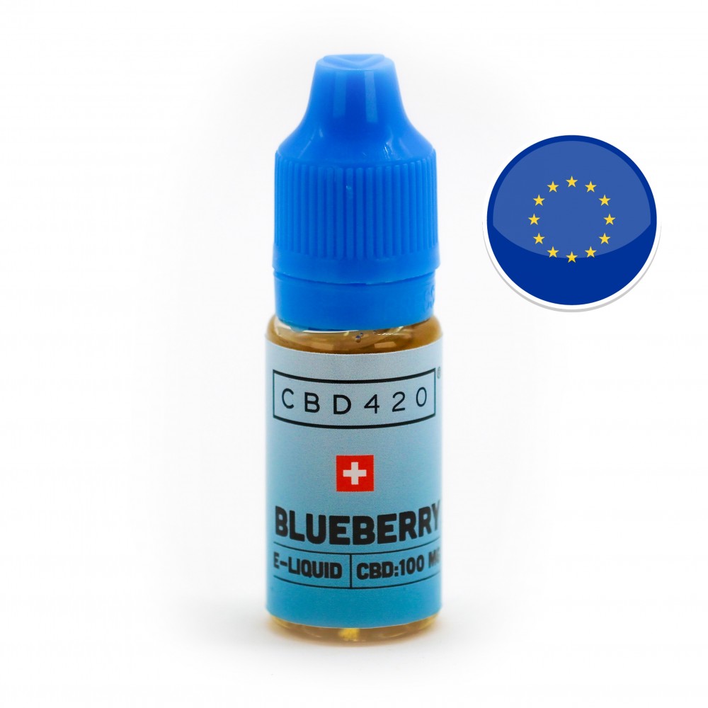 E-liquid CBD Blueberry 100mg CBD420